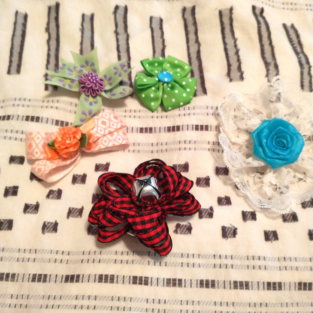 Bundle of 5 Handmade Bows